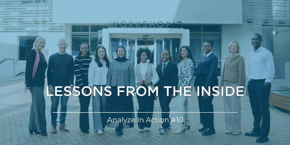 Lessons from the Inside